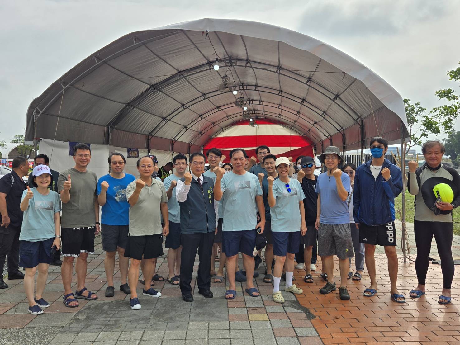 風雨無阻備戰龍舟賽 市長黃偉哲關心選手訓練與賽事整備