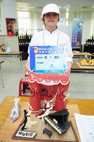 嘉南藥理科技大學參加全國技能競賽(麵包製作)成績亮麗 名列前茅