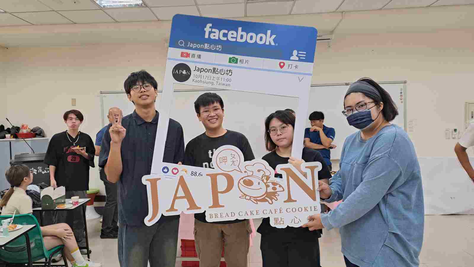 崑山科大公廣系迎新做公益 餐費「愛心配對」為花蓮賑災送暖