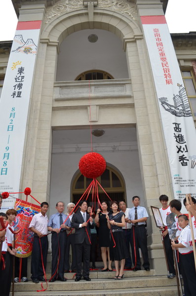 西進刈香 東迎佛祖-臺南市國定重要民俗特展 在臺南公會堂展出