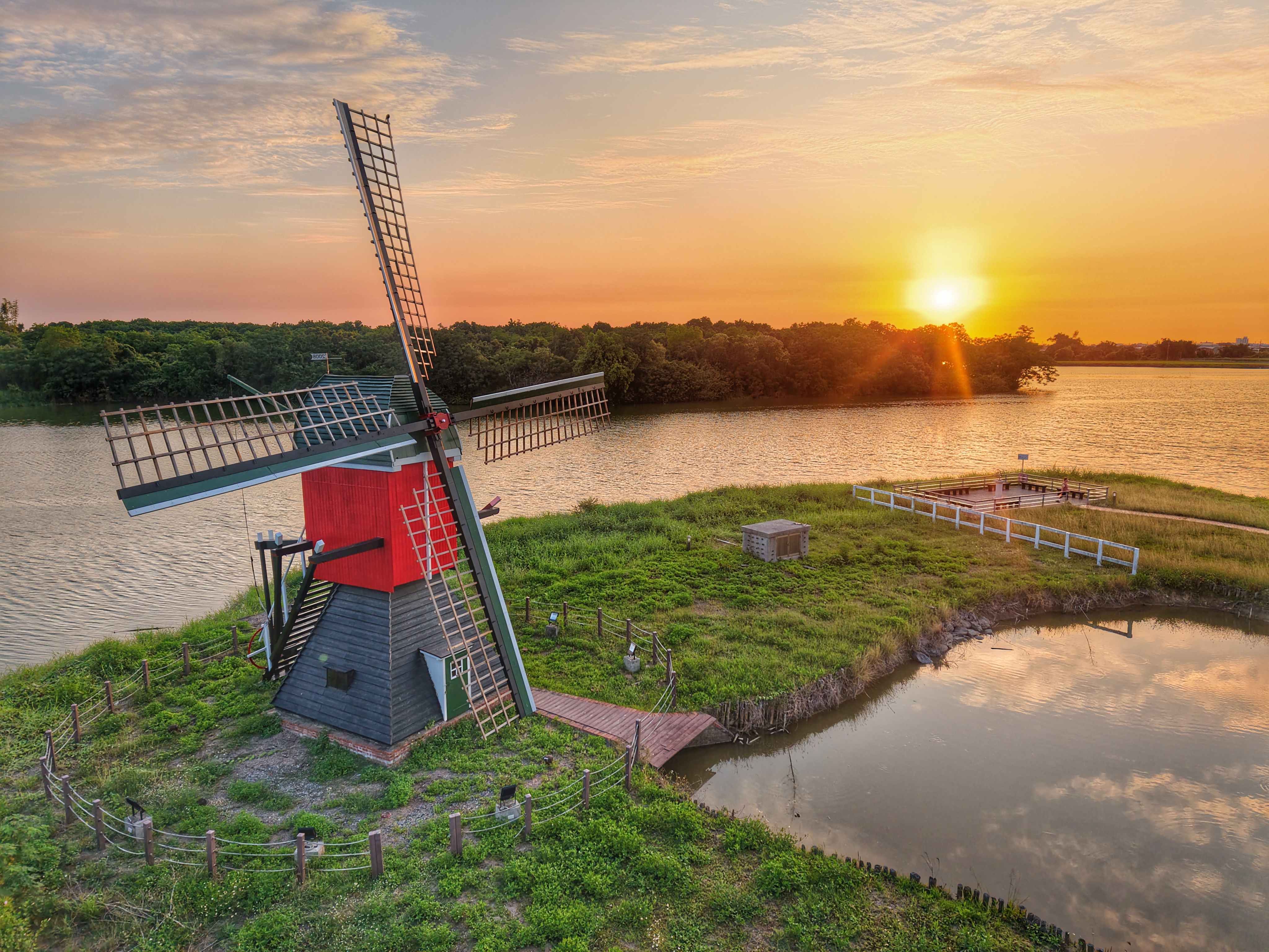 4.全台唯一由荷蘭引進的揚水風車