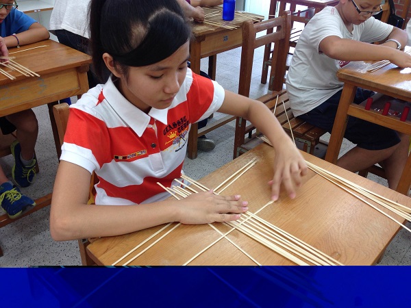 2014 工藝之美文化生活圈　竹編校園巡迴推廣接力開跑