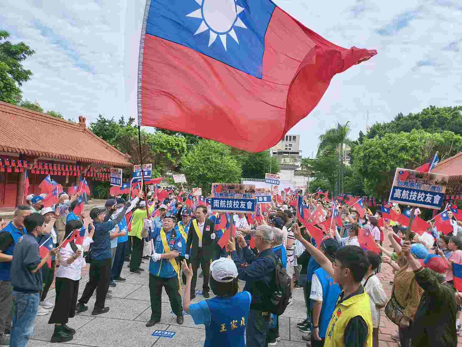 台南忠烈祠先賢先烈看見台灣光復80週年