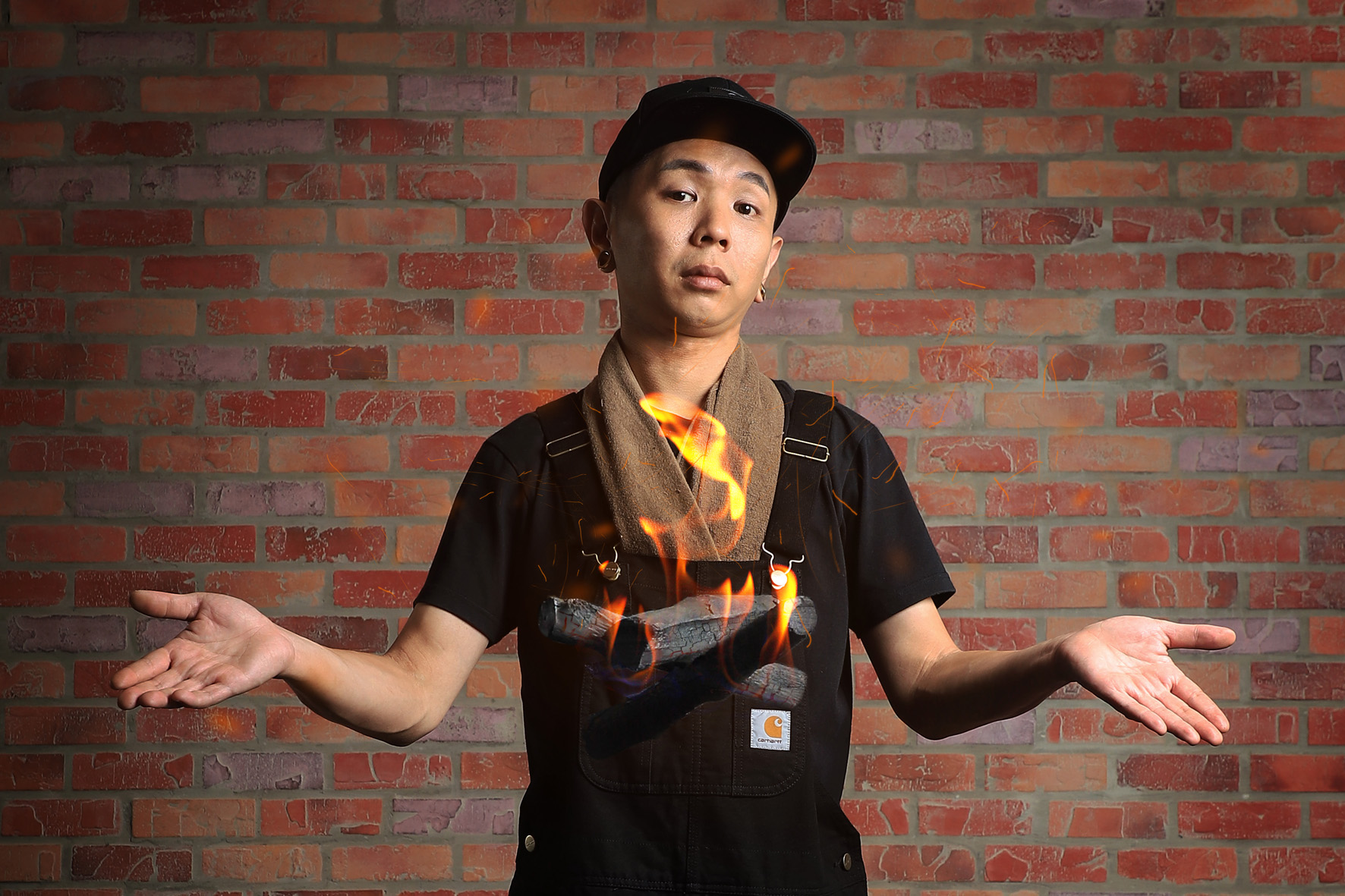 「全台最會玩火的男人」新加坡主廚蘇濟恒Nick Sor    客座台南晶英