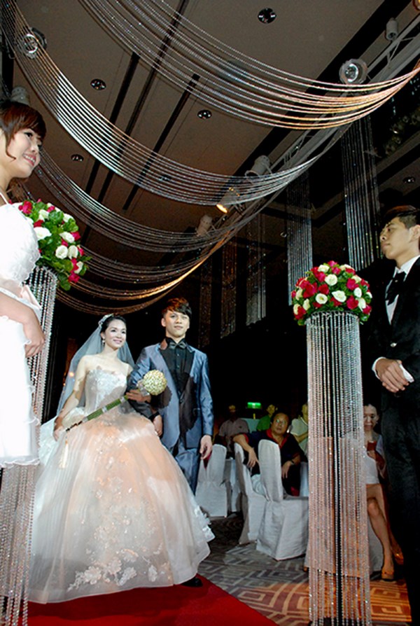 香格里拉台南飯店「香府囍宴．吉日良城」完美成功,吸引近300位準新人親身體驗