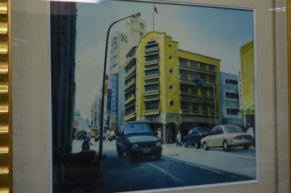 府城知名畫家魏信雄油畫快速增值 古蹟油畫待價而沽