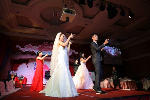 台糖長榮8月16日「花嫁物語婚禮博覽會」，成功帶進約488萬喜宴營收