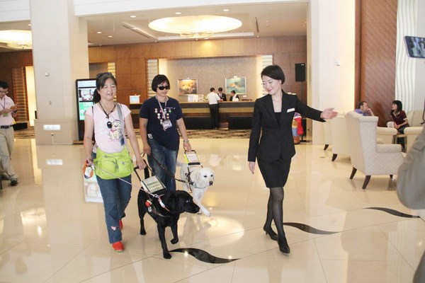 大億麗緻酒店足用心，讓愛無礙，視障人士及導盲犬安心入住