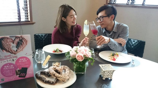 迎接西洋情人節 府城官邸推出「長長久久」情人節雙人套餐