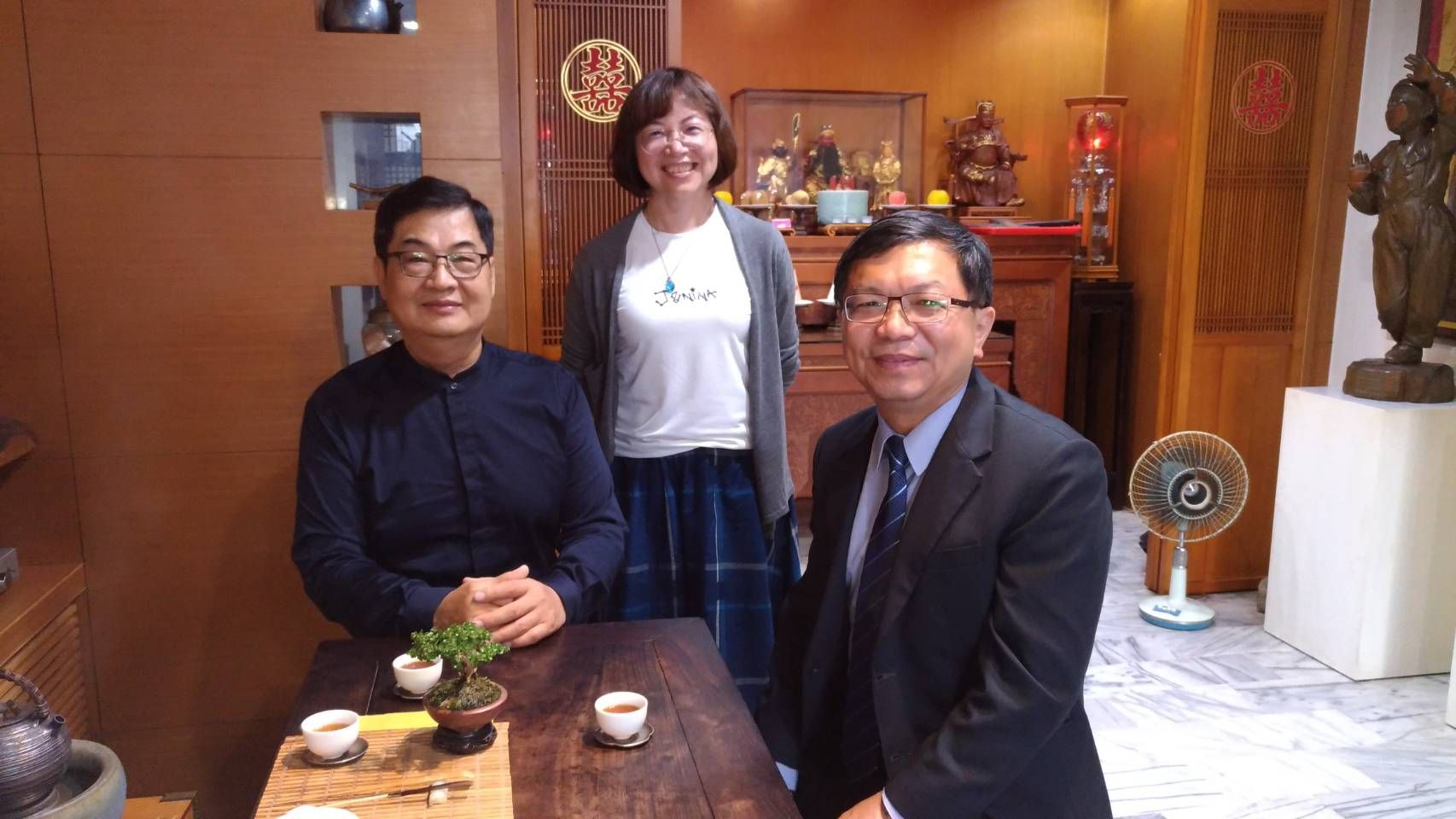 承心啟藝 深耕村落    文化部李連權次長南下拜訪國家工藝大師陳啟村先生 