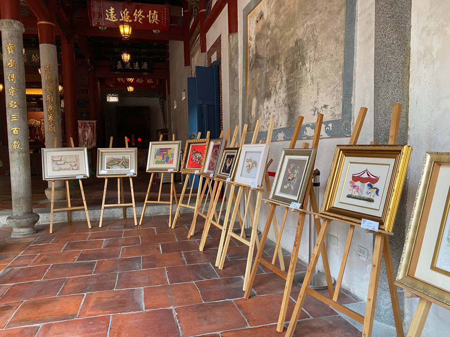 南應大刺繡中心於古蹟陳德聚堂舉辦刺繡成果展