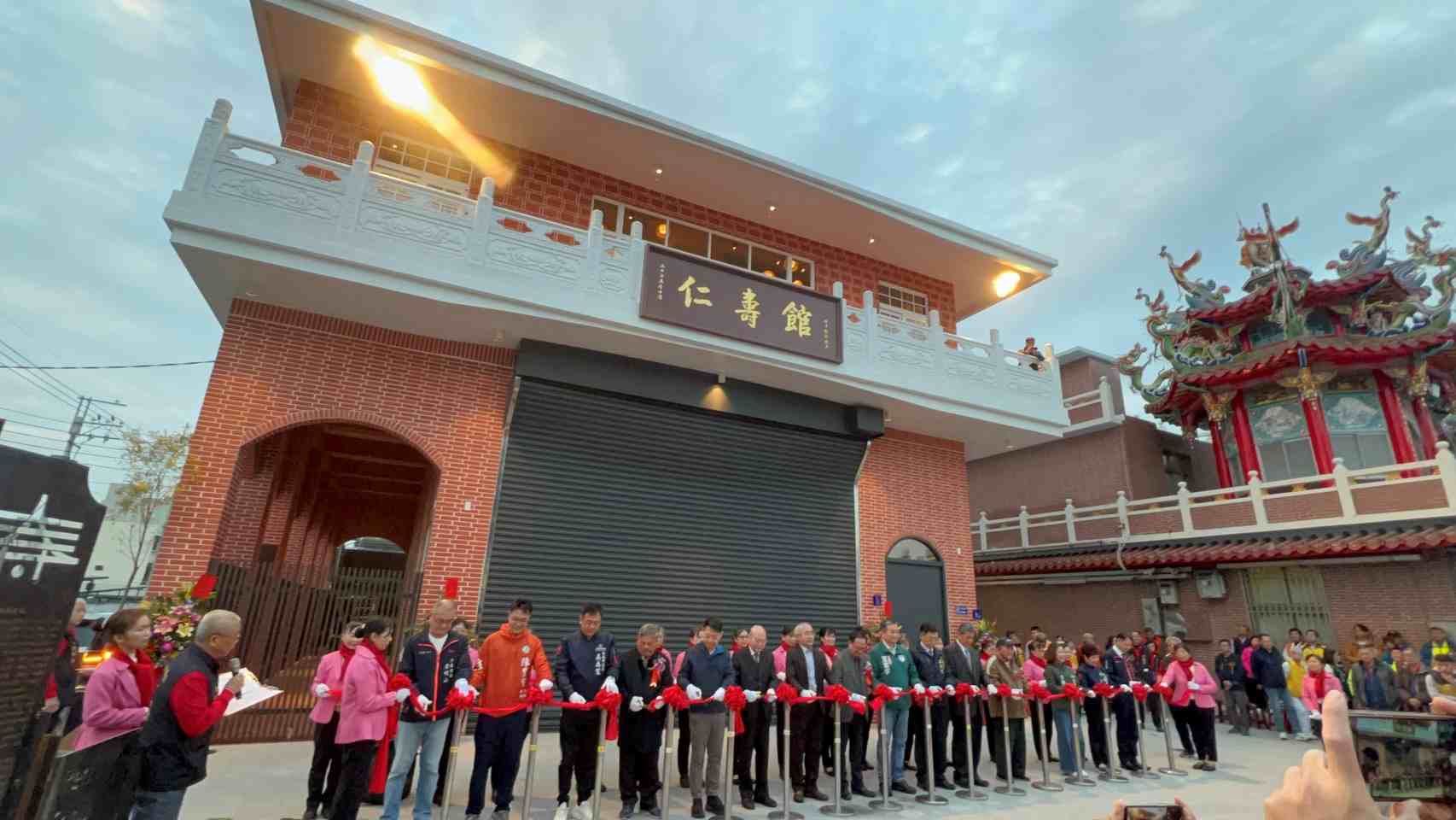 設計守護信仰 崑山科大空設系五行美學轉譯王醮文化 「仁壽館」落成