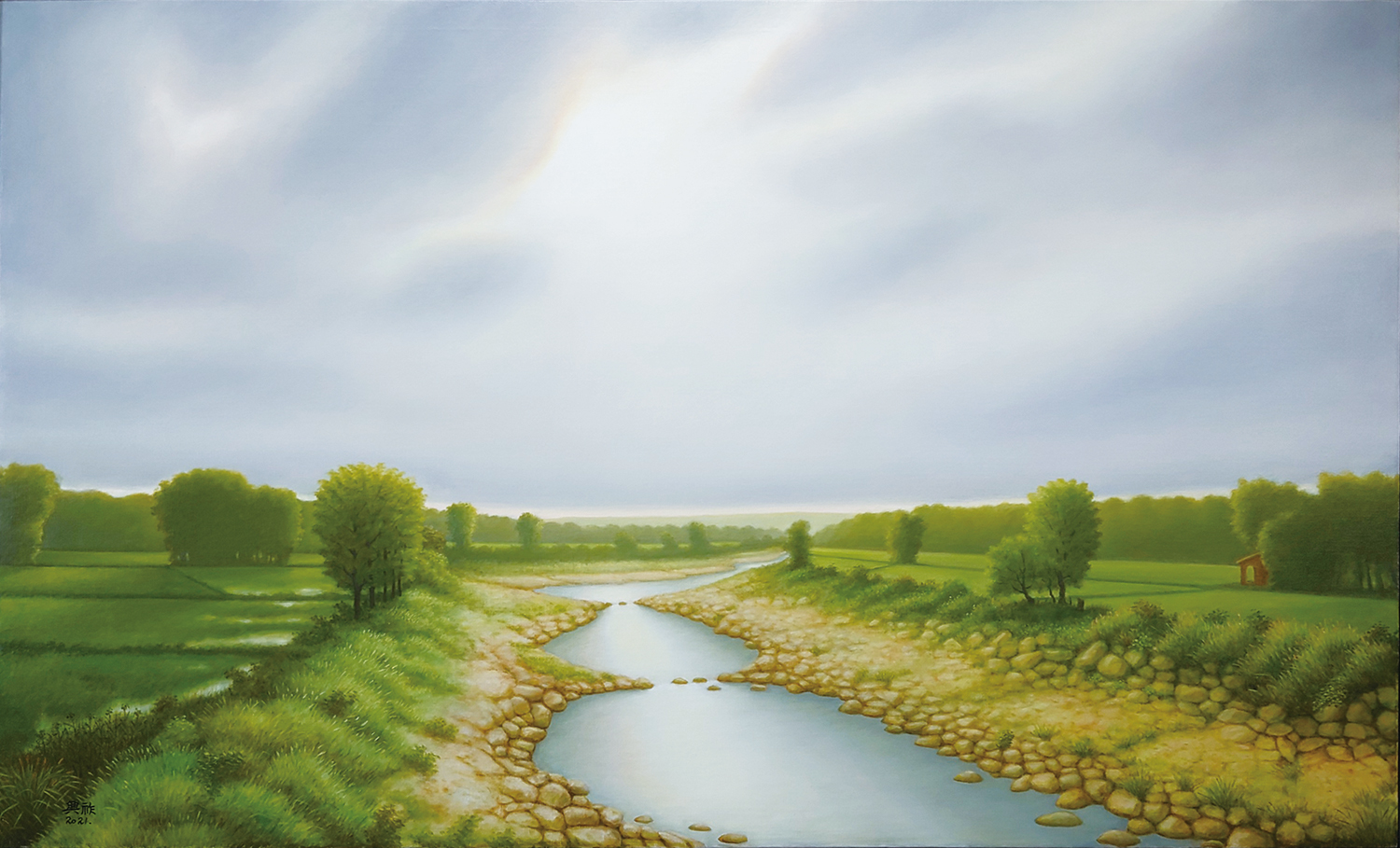 劉興祚大師 光映圓滿油畫創作展 在國立臺南生活美學館開始展出