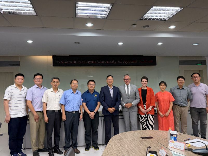 南臺科技大學接待德國埃斯林根應用技術大學Esslingen University of Applied Sciences校長一行 促進臺德高等教育交流合作