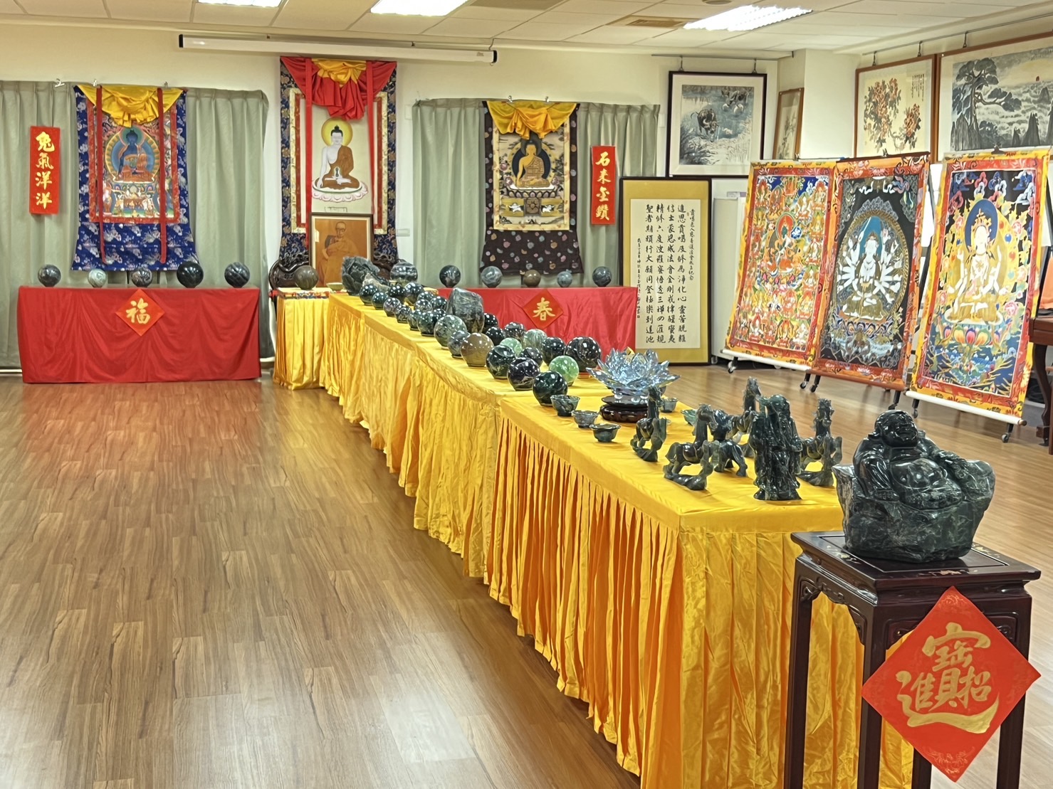 "石"來運轉！安平貢噶寺新春期間舉辦「磊明珠特展」