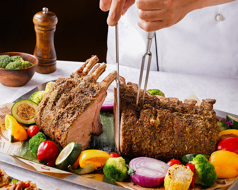 西班牙國寶「伊比利豬」限時登場 台南遠東香格里拉 醉月樓、遠東CAFÉ聯手獻藝 「極致肉食享受」