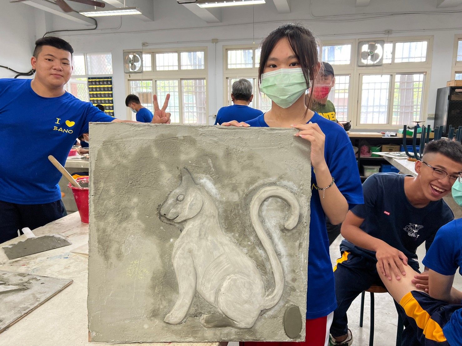 2022無形文資校園扎根傳習  剪黏泥塑保存者王武雄 傳習北門農工土木科