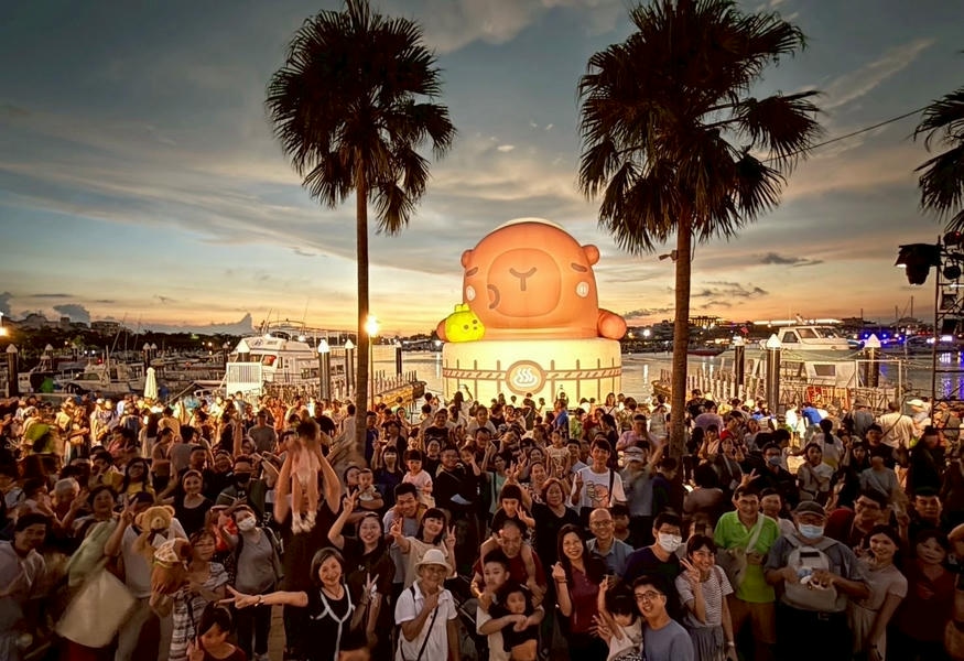 注意！卡比胖拉出沒安平漁人碼頭只到10月19日 歡迎把握最後展期 一起票選最愛造型