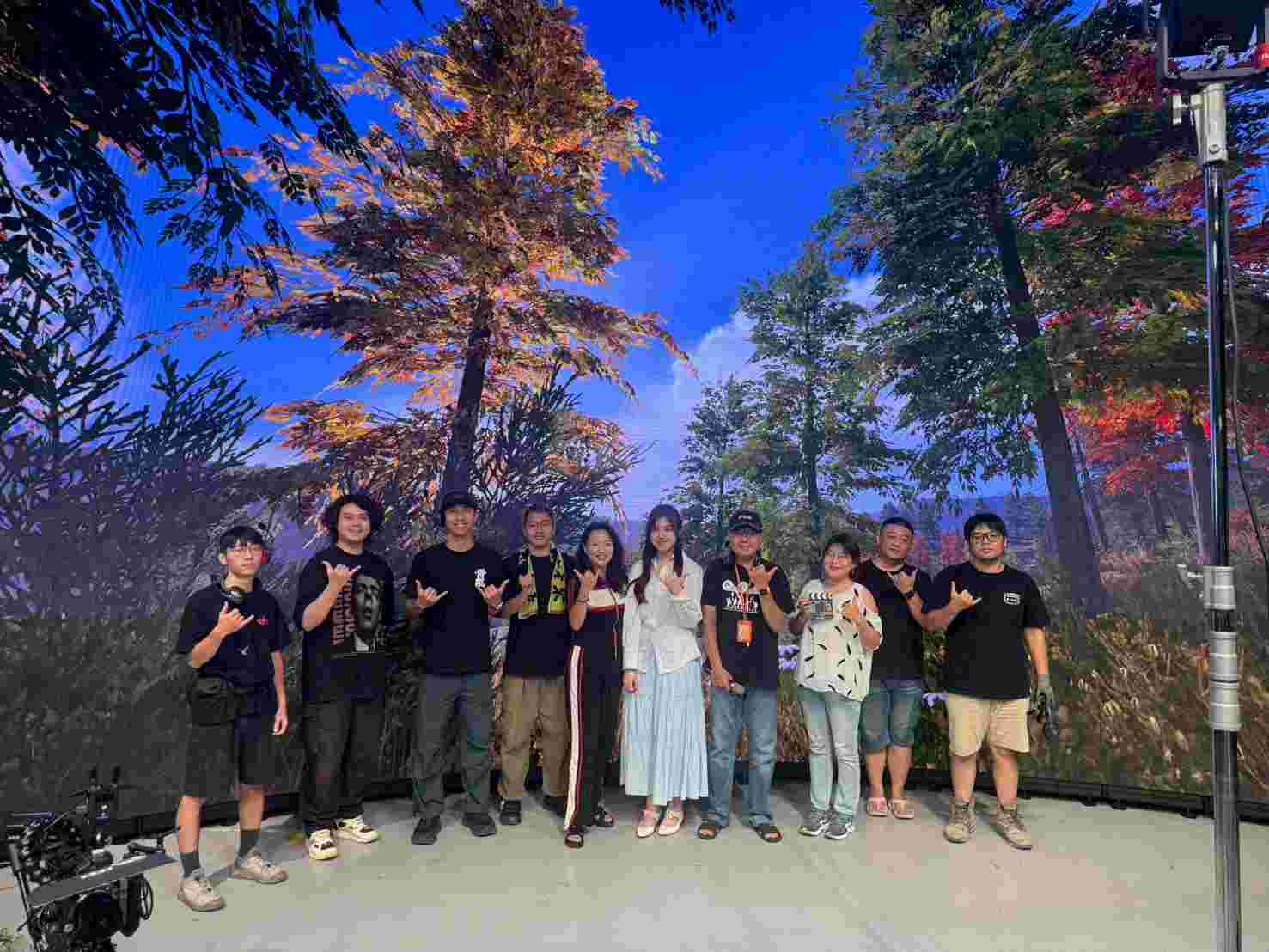 崑山科大視訊系LED虛擬攝影棚打造大愛劇《我們六個》片尾MV 大展產學實力