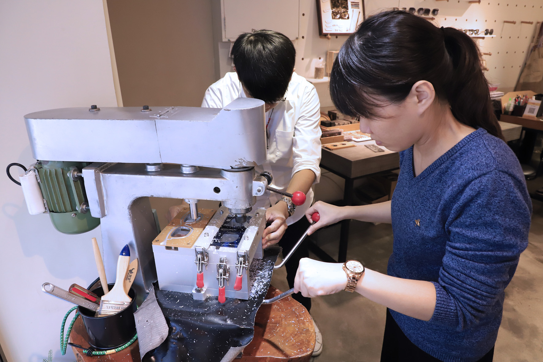 台南晶英酒店入住行政樓層體驗高質感眼鏡DIY課程