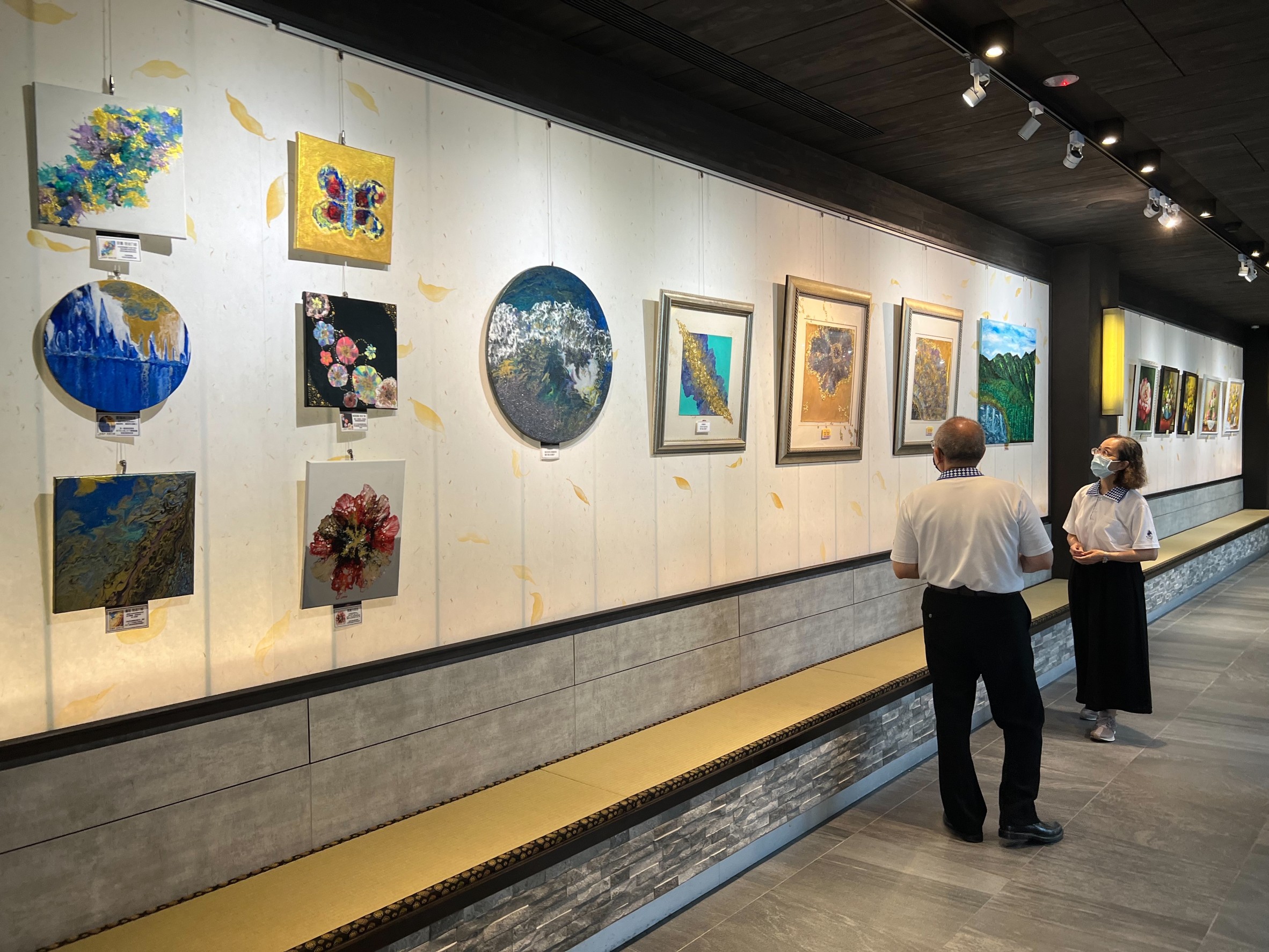 流體畫與油畫聯展 於南台別院大展出