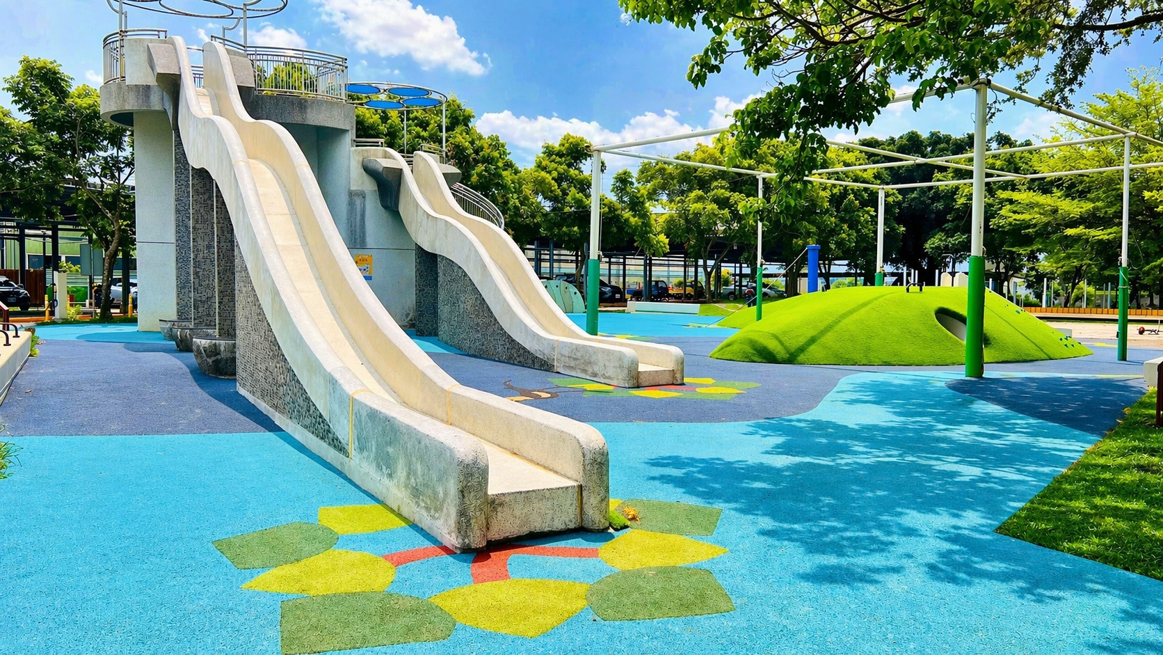 葫蘆埤自然公園煥然一新！地景遊憩區+水岸座階登場，打造安全友善水岸新風貌