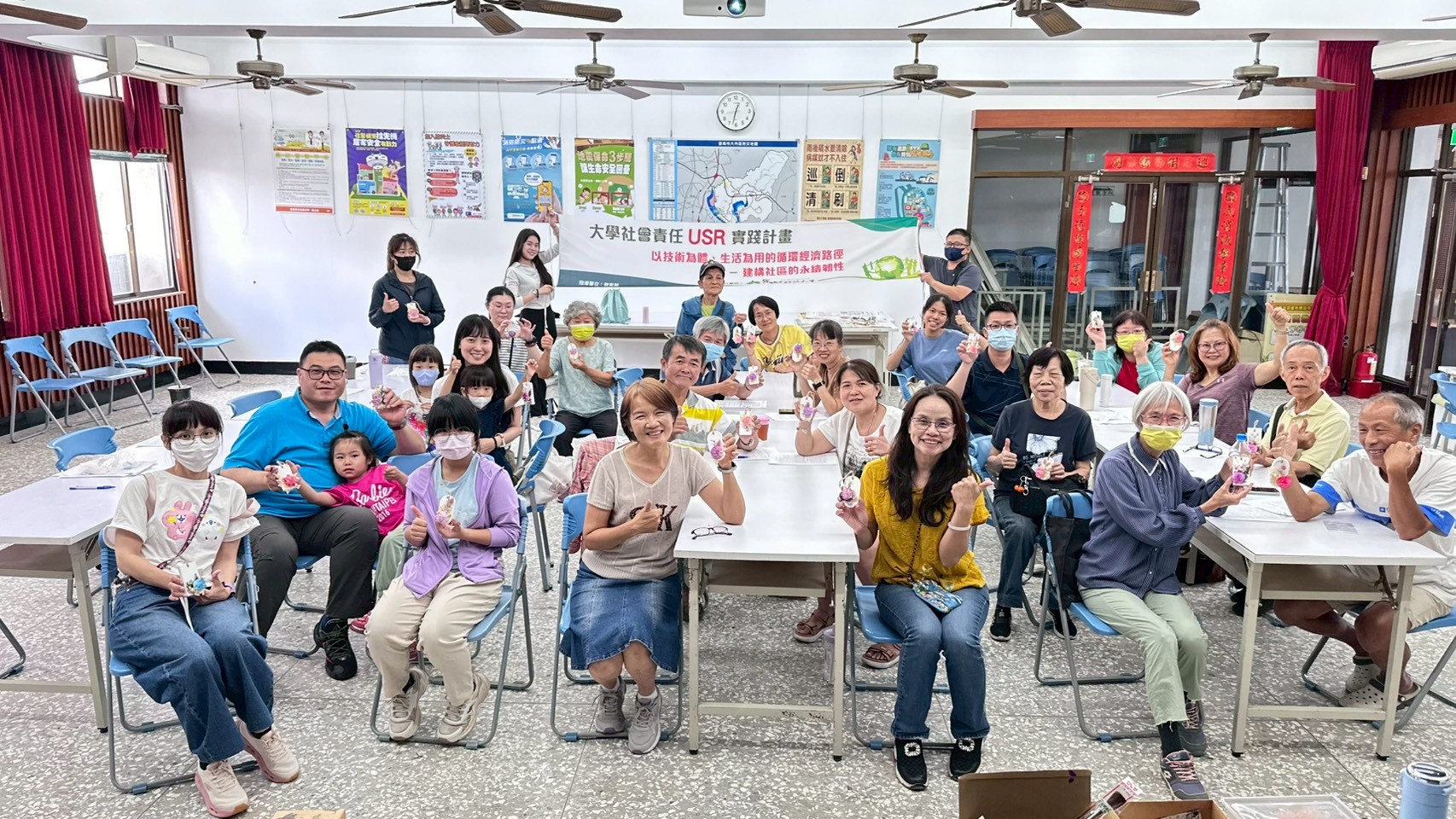 崑山科大USR計畫辦理「又見永續花藝」 手作母親節禮物實踐低碳生活
