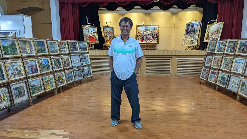 跟著畫家吃遍臺南美食   侯文欽邊吃邊畫畫展 