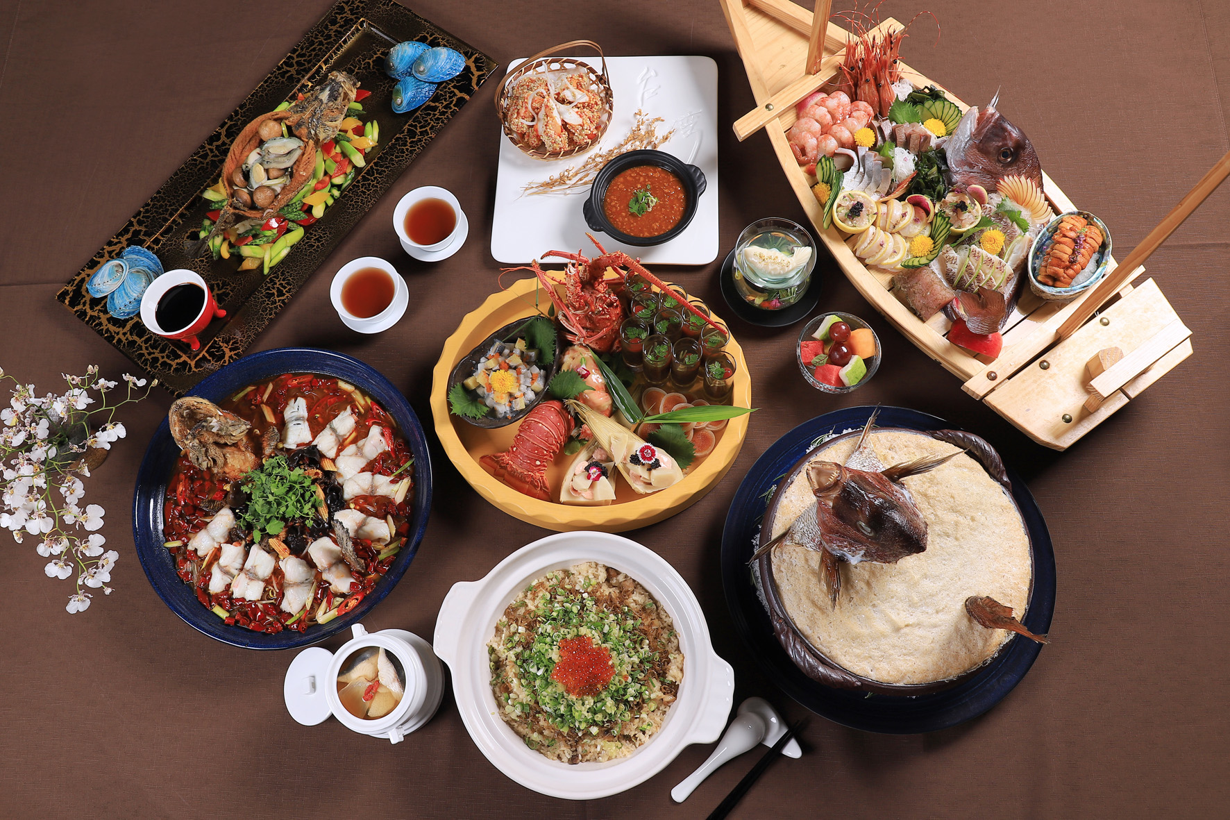 台南晶英與旅歐藝術家林伯禧舉辦「白魚宴」 主廚團隊重成本推出鍍金「百」魚饗宴　