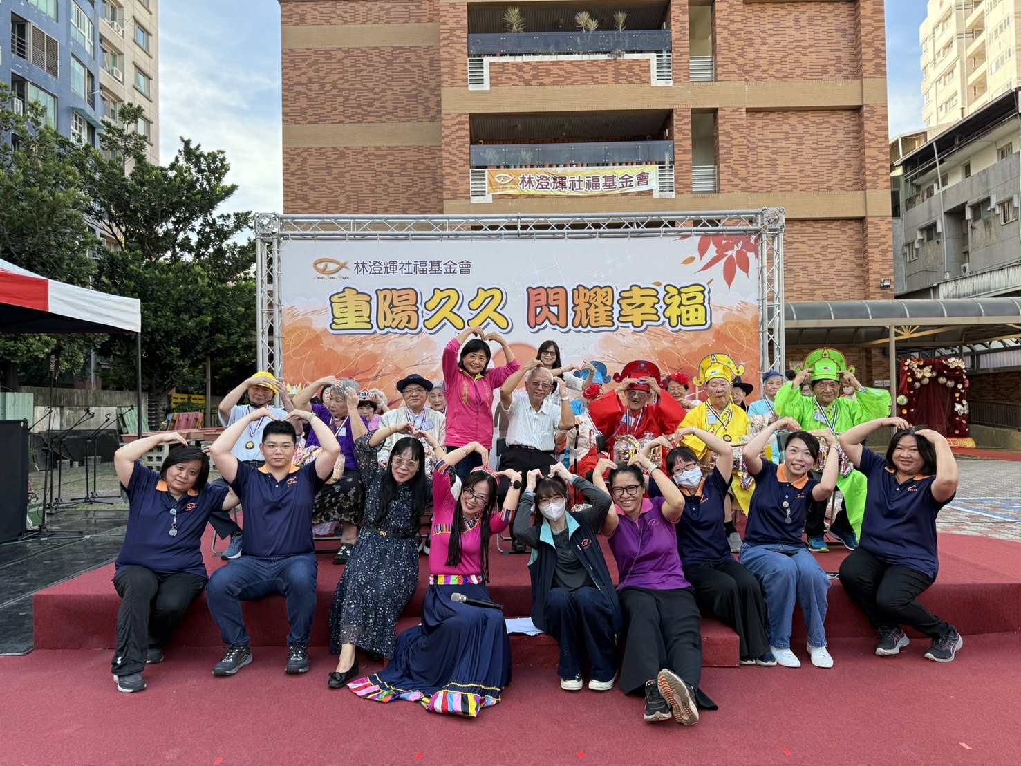 高齡長者紳士淑女走秀慶重陽